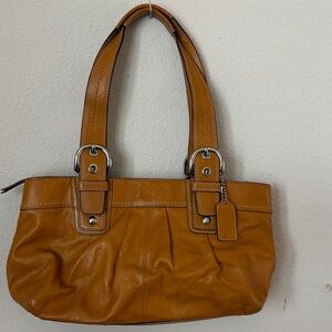 Coach Brown Leather Shoulder Bag